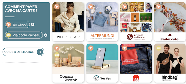 Aperçu des marques éthiques disponibles via Ethikdo, incluant mode responsable, artisanat équitable et accessoires durables.