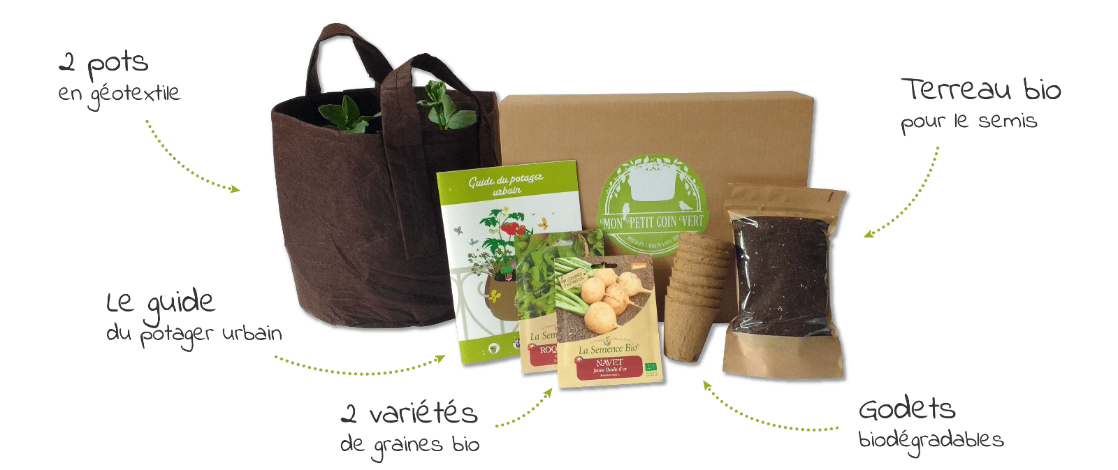 box jardinage bio permacool idée cadeau écologique