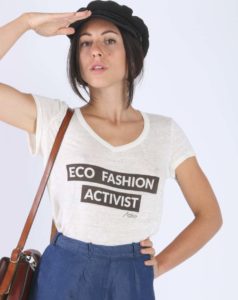 Aatise, la mode éthique écologique et durable made in France ! eco fashion activist t-shirt à texte