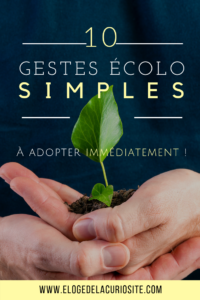 10 gestes écolo simples que tu peux adopter facilement ! Pour rendre ta vie plus saine et plus écologique ! Mieux consommer pour mieux vivre.