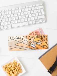 idée cadeau homme porte feuille écologique en tyvek