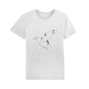 t-shirt coton bio homme et femme unisexe illustration colibri. Mode éthique et écologqiue par Solis et Lunae
