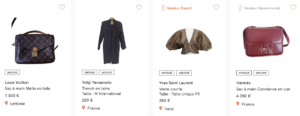 marques de luxe et haute couture d'ocacsion pas cher