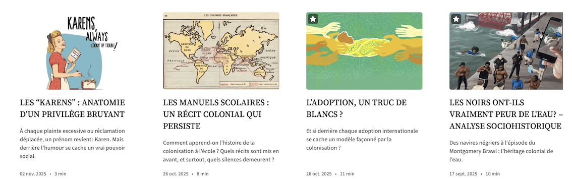 Histoires Crépues, média indépendant sur le colonialisme et l'antiracisme