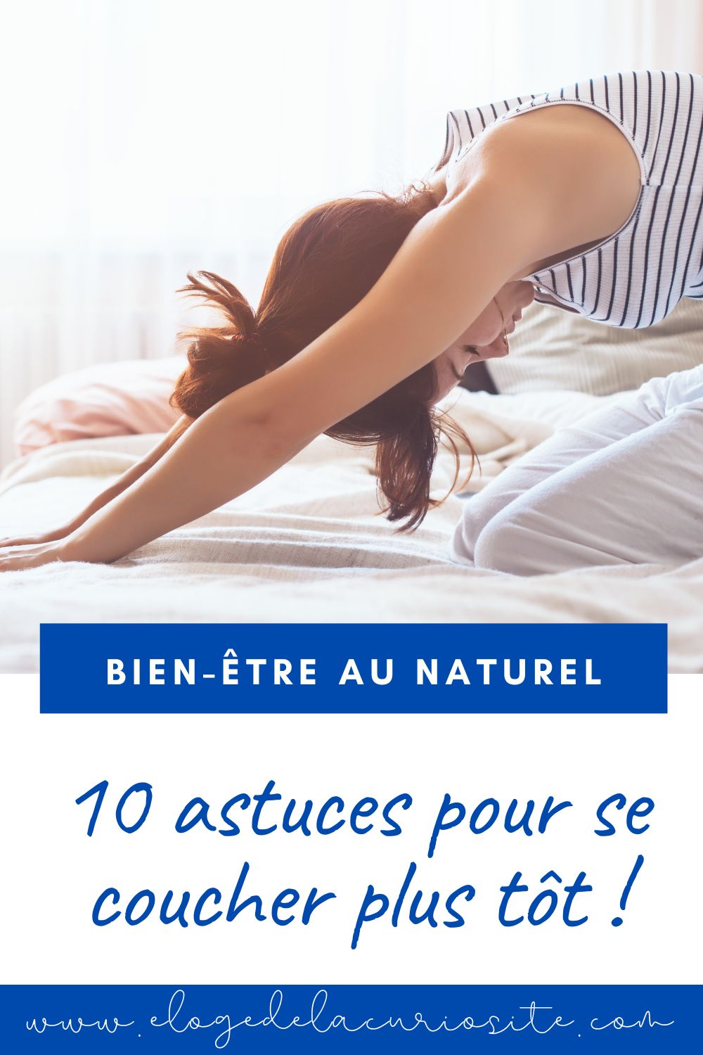 se coucher plus tôt routine du soir, hygiène du sommeil, détente avant le coucher, yoga du soir