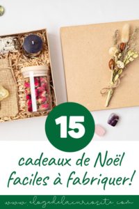 idées cadeaux faits maison créations Noel écologiques