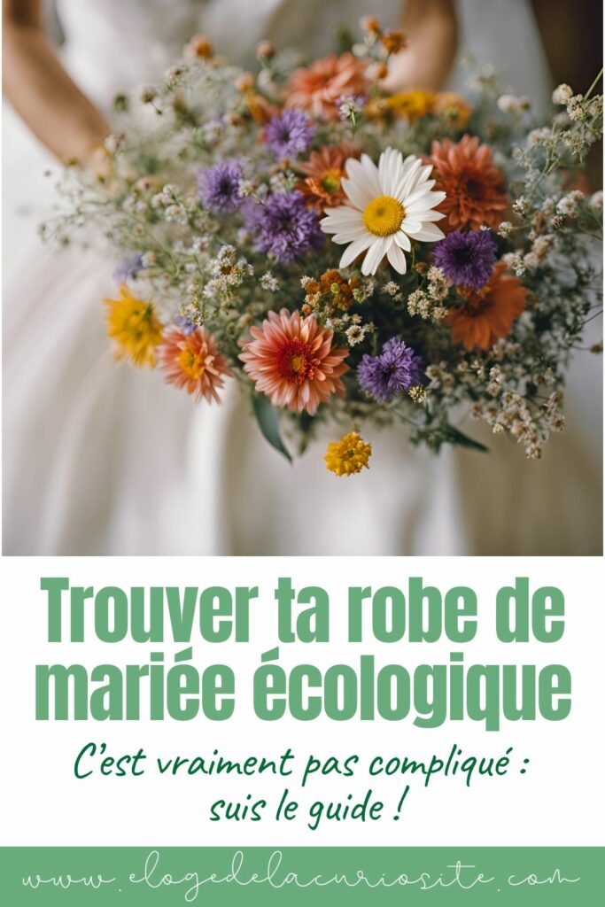 robe de mariage écologique et éthique