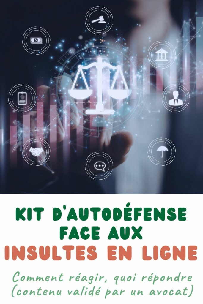 kit d'autodéfense contre la violence et les injures en ligne et les menaces en ligne
